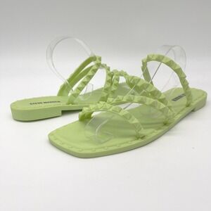 Steve Madden Women Studded Jelly Sandals Size 9‎ Summer Beach Festival Poolside
